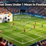 under 1 artinya dalam sepak bola