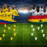 Prediksi Pertandingan dan Susunan Colombia vs Ghana