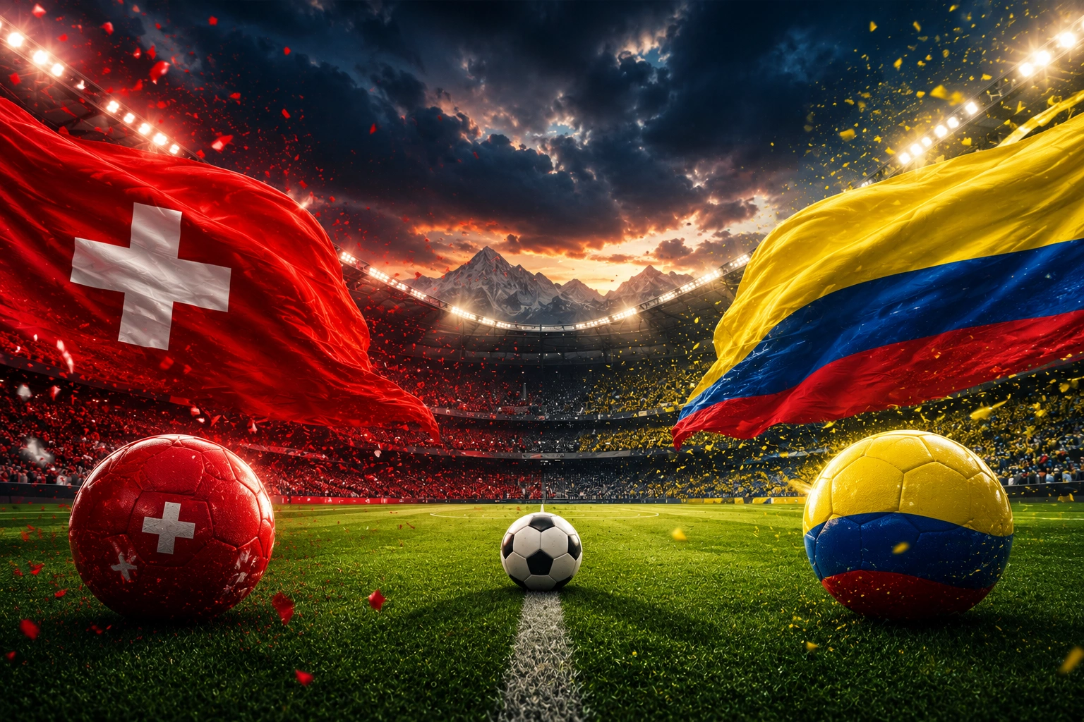 Prediksi Skor Pertandingan Switzerland vs Colombi