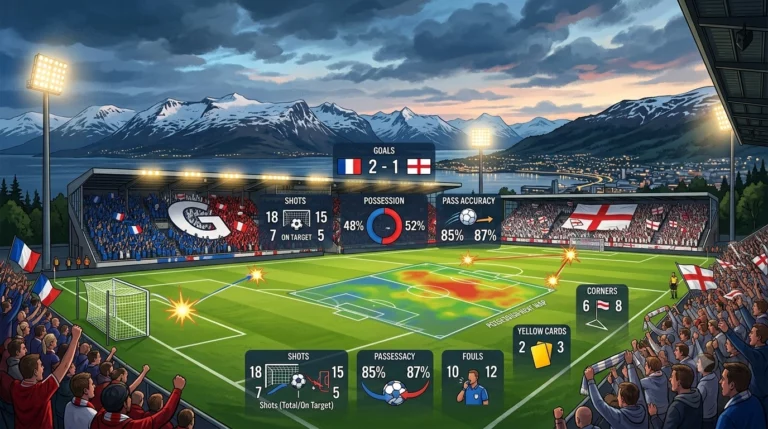 Statistik Pertandingan France vs England