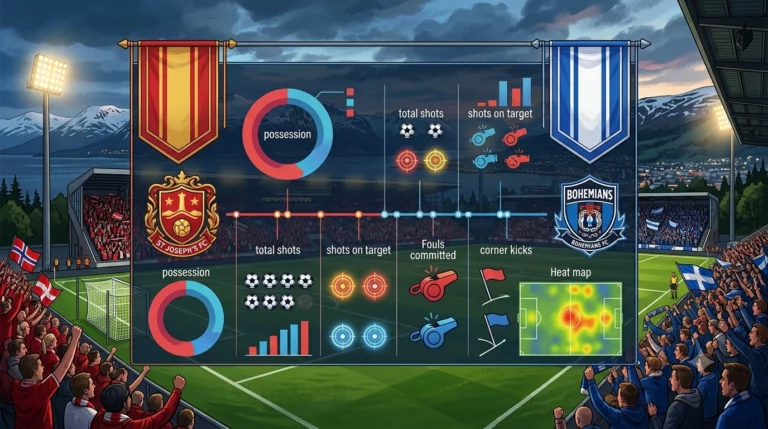 Statistik Pertandingan St Joseph's vs Bohemians